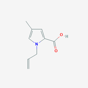 molecular formula C9H11NO2 B12880187 1-Allyl-4-methyl-1h-pyrrole-2-carboxylic acid CAS No. 397329-68-9