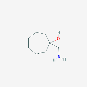 molecular formula C8H17NO B1288031 1-(Aminometil)cicloheptanol CAS No. 45732-95-4