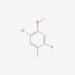 molecular formula C8H8BrFO B1288032 1-溴-4-氟-2-甲氧基-5-甲基苯 CAS No. 314298-15-2