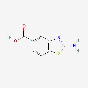 molecular formula C8H6N2O2S B1288042 2-氨基-1,3-苯并噻唑-5-羧酸 CAS No. 101084-95-1