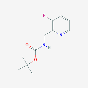 molecular formula C11H15FN2O2 B1288066 Tert-butyl ((3-fluoropyridin-2-yl)methyl)carbamate CAS No. 886851-28-1