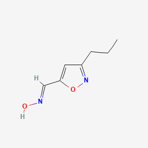 3-Propylisoxazole-5-carbaldehyde oxime