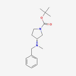 molecular formula C17H26N2O2 B12880775 (R)-tert-Butyl 3-(benzyl(methyl)amino)pyrrolidine-1-carboxylate 