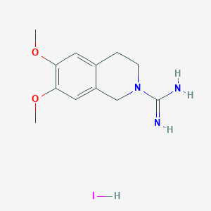 6,7-dimethoxy-3,4-dihydroisoquinoline-2(1H)-carboximidamide hydroiodide