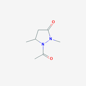 1-Acetyl-2,5-dimethylpyrazolidin-3-one