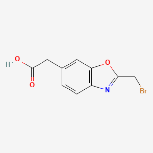 2-(Bromomethyl)benzo[d]oxazole-6-acetic acid