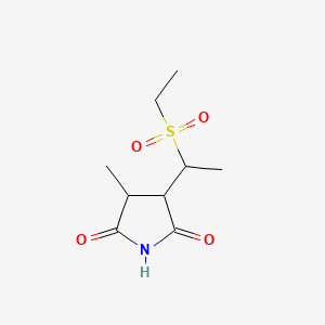 3-[1-(Ethanesulfonyl)ethyl]-4-methylpyrrolidine-2,5-dione