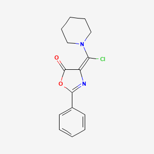 4-(Chloro(piperidin-1-yl)methylene)-2-phenyloxazol-5(4H)-one