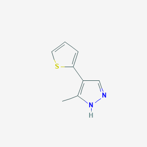 3-Methyl-4-(2-thienyl)-1H-pyrazole