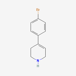molecular formula C11H12BrN B1288148 4-(4-Bromophenyl)-1,2,3,6-tetrahydropyridine CAS No. 91347-99-8