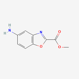 B1288156 Methyl 5-aminobenzo[d]oxazole-2-carboxylate CAS No. 1035093-77-6