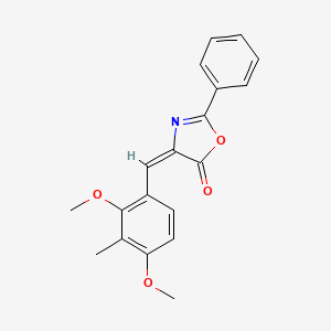 4-(2,4-Dimethoxy-3-methylbenzylidene)-2-phenyloxazol-5(4H)-one