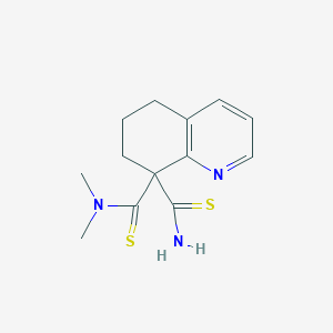 N,N-Dimethyl-6,7-dihydroquinoline-8,8(5H)-bis(carbothioamide)