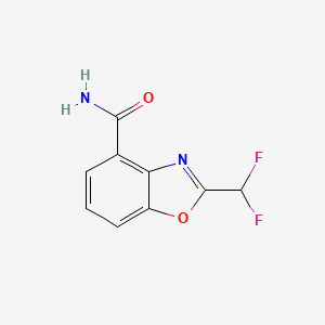 2-(Difluoromethyl)benzo[d]oxazole-4-carboxamide