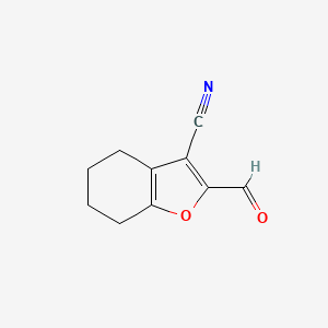 2-Formyl-4,5,6,7-tetrahydrobenzofuran-3-carbonitrile