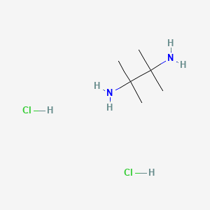 molecular formula C6H18Cl2N2 B1288180 2,3-二甲基-2,3-丁二胺二盐酸盐 CAS No. 75804-28-3