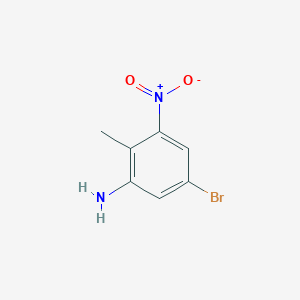 molecular formula C7H7BrN2O2 B1288189 5-Bromo-2-methyl-3-nitroaniline CAS No. 864550-40-3