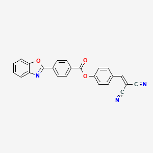 4-(2,2-Dicyanoethenyl)phenyl 4-(1,3-benzoxazol-2-yl)benzoate