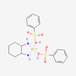 Platinum, bis(benzenesulfonato-O)(1,2-cyclohexanediamine-N,N')-