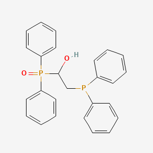 2-(Diphenylphosphanyl)-1-(diphenylphosphoryl)ethan-1-ol