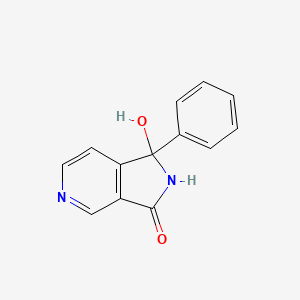 3H-Pyrrolo[3,4-c]pyridin-3-one, 1,2-dihydro-1-hydroxy-1-phenyl-