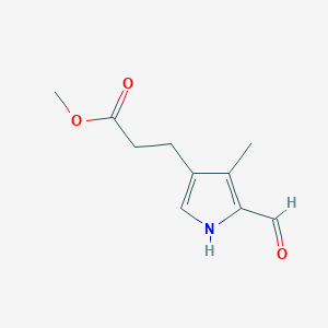 methyl 3-(5-formyl-4-methyl-1H-pyrrol-3-yl)propanoate