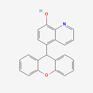 5-(9h-Xanthen-9-yl)quinolin-8-ol