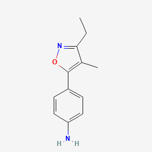 Benzenamine, 4-(3-ethyl-4-methyl-5-isoxazolyl)-