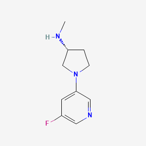 (R)-1-(5-Fluoropyridin-3-yl)-N-methylpyrrolidin-3-amine