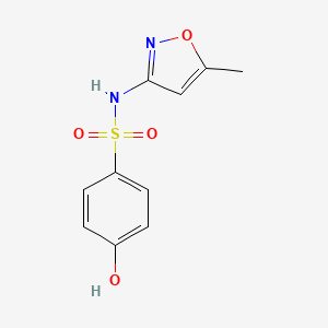 4-hydroxy-N-(5-methyl-1,2-oxazol-3-yl)benzenesulfonamide