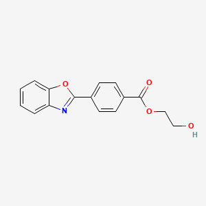 2-Hydroxyethyl 4-(1,3-benzoxazol-2-yl)benzoate