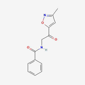 N-[2-(3-Methyl-1,2-oxazol-5-yl)-2-oxoethyl]benzamide