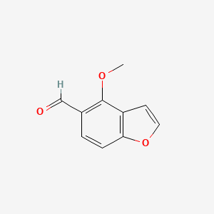 5-Benzofurancarboxaldehyde, 4-methoxy-