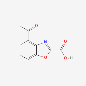 4-Acetylbenzo[d]oxazole-2-carboxylic acid