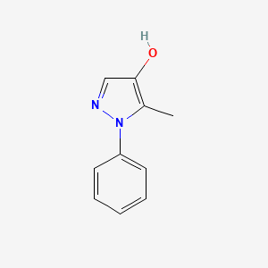 molecular formula C10H10N2O B12882484 5-Methyl-1-phenylpyrazol-4-ol CAS No. 89193-19-1