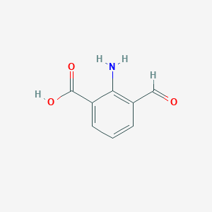 molecular formula C8H7NO3 B1288297 2-氨基-3-甲酰基苯甲酸 CAS No. 27867-47-6