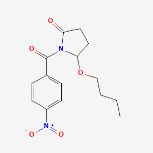 5-Butoxy-1-(4-nitrobenzoyl)pyrrolidin-2-one