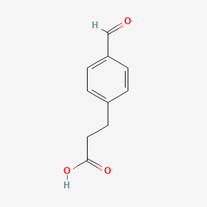 B1288301 3-(4-Formylphenyl)propanoic acid CAS No. 34961-64-3