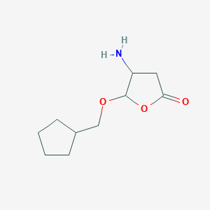 4-Amino-5-(cyclopentylmethoxy)dihydrofuran-2(3H)-one