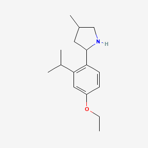 2-(4-Ethoxy-2-isopropylphenyl)-4-methylpyrrolidine