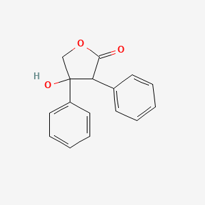 molecular formula C16H14O3 B12883186 4-Hydroxy-3,4-diphenyldihydrofuran-2(3h)-one CAS No. 21994-83-2