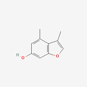 molecular formula C10H10O2 B12883192 3,4-Dimethylbenzofuran-6-ol 