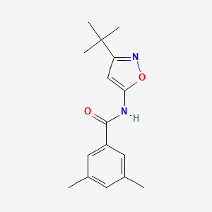 N-(3-tert-Butyl-1,2-oxazol-5-yl)-3,5-dimethylbenzamide