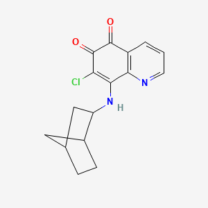 8-(Bicyclo[2.2.1]heptan-2-ylamino)-7-chloroquinoline-5,6-dione