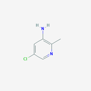 molecular formula C6H7ClN2 B1288326 5-Chloro-2-methylpyridin-3-amine CAS No. 89639-36-1