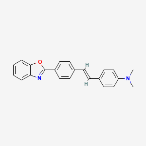 4-(4-(Benzo[d]oxazol-2-yl)styryl)-N,N-dimethylaniline