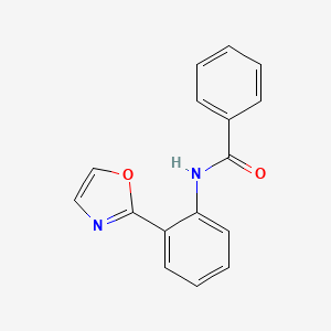 N-[2-(1,3-Oxazol-2-yl)phenyl]benzamide