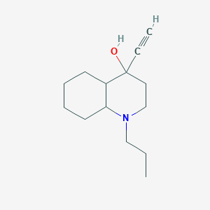 4-Ethynyl-1-propyldecahydro-4-quinolinol