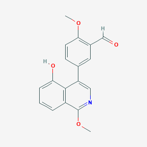 5-(5-Hydroxy-1-methoxyisoquinolin-4-yl)-2-methoxybenzaldehyde