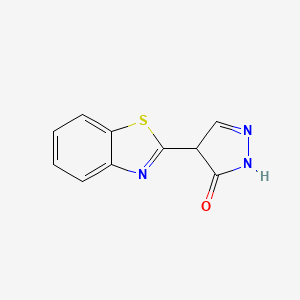 4-(Benzo[d]thiazol-2-yl)-1H-pyrazol-5(4H)-one